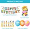 Summer Beach Party Decorations - Banner, Cake Toppers, Balloons